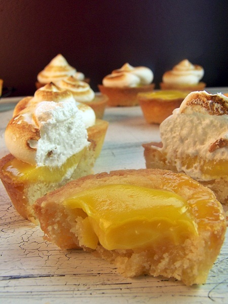 Meyer Lemon Tarts by Cravings of a Lunatic Lemon Tarts