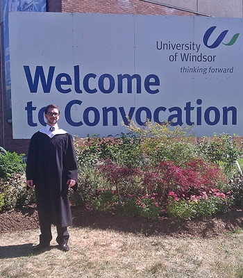 B-Dude at Graduation