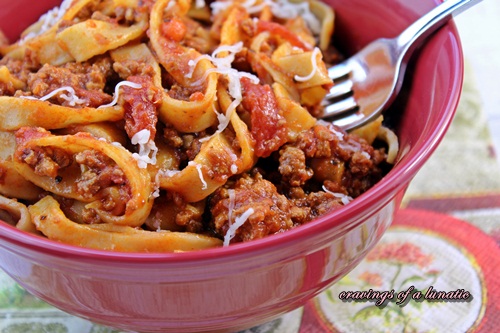 Bolognese pasta