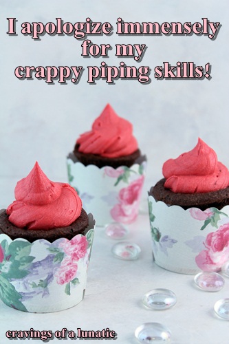 Cherry Chocolate Brownie Cupcakes cupcakes