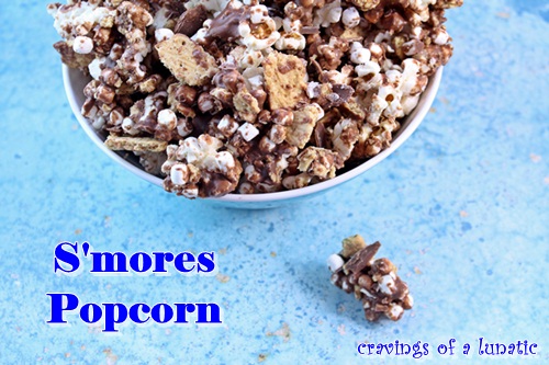 Cravings of a Lunatic S'more Popcorn popcorn
