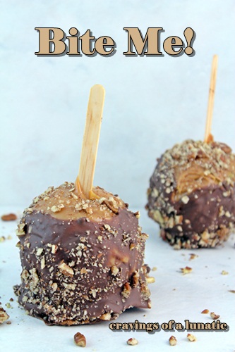 Turtle Apples caramel apples
