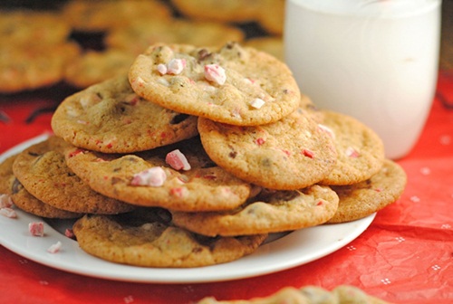 Chocolate Chip Peppermint Cookies from Juanita's Cocina cookies