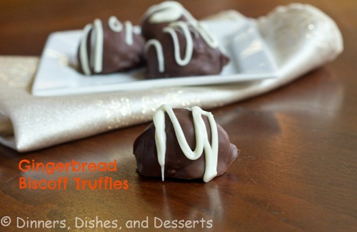 Gingerbread Biscoff Truffles from Dinners, Dishes, and Desserts truffles