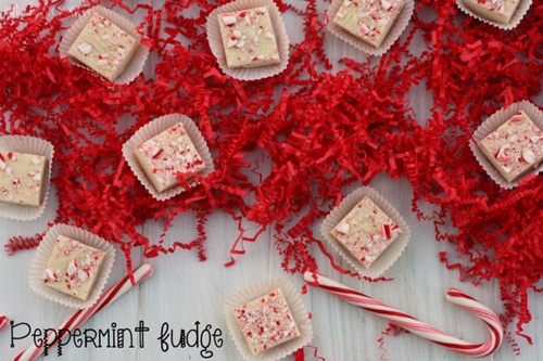 Peppermint Fudge from Girlichef fudge