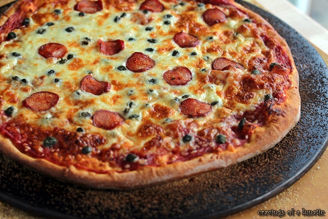 Caper & Chorizo Pizza