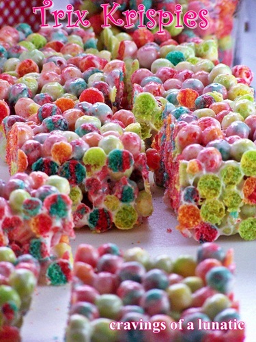 Trix Krispies by Cravings of a Lunatic Krispie Treats