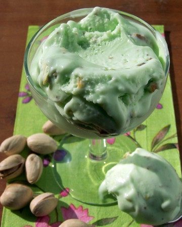 Pistachio Ice Cream by Cravings of a Lunatic