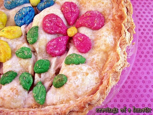 Spring Apple Pie | Cravings of a Lunatic | Easy and decorative spring time apple pie.