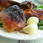 40 Cloves of Garlic Roast Chicken for The Shiksa's Passover Potluck
