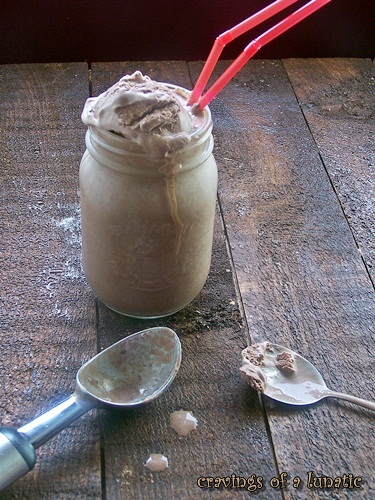 Extra Chocolatey Chocolate Shake from cravingsofalunatic.com- This extra chocolatey chocolate milkshake is sure to keep you from sharing. This recipe is seriously delicious!