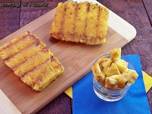 Grilled Pineapple with Cinnamon, Nutmeg and Vanilla 
