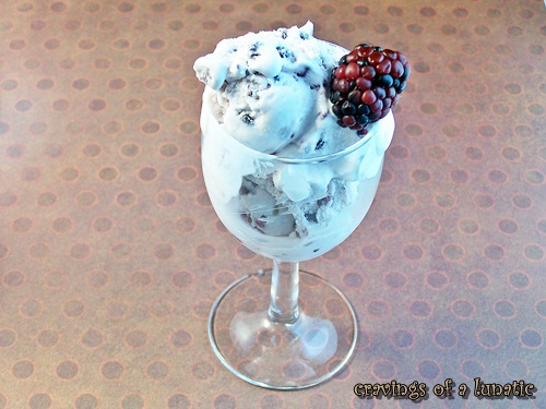 Blackberry Ice Cream 