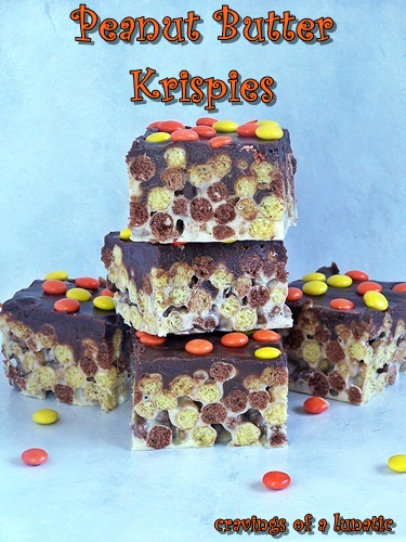 Peanut Butter Krispies by Cravings of a Lunatic