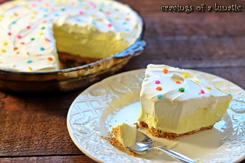 Lemon IceBox Pie | Cravings of a Lunatic | Easy no bake recipe for a great lemon icebox pie!