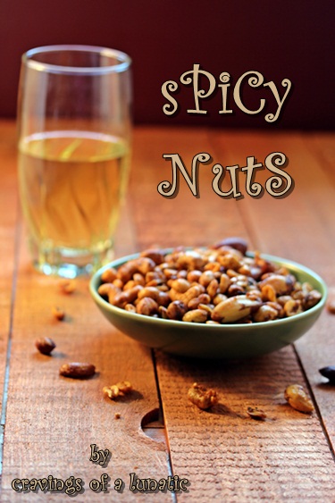 Slow Cooker Spicy Nuts | Cravings of a Lunatic | #slowcooker #nuts #snacks #partyfood #tailgate