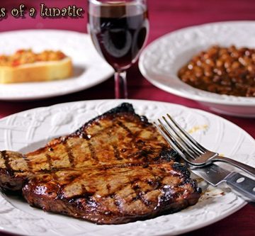 grilled t-bone steak