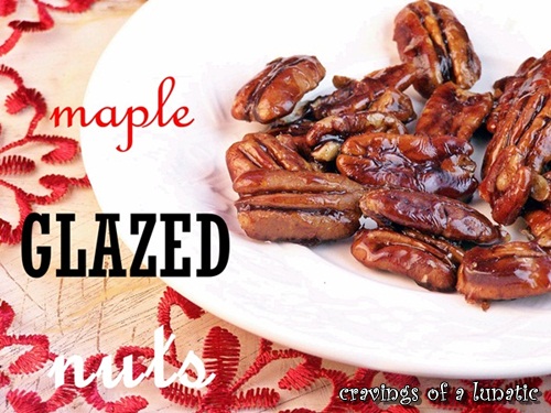Maple Glazed Nuts by Cravings of a Lunatic