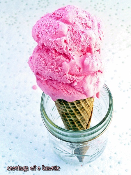 Pink Lemonade Ice Cream by Cravings of a Lunatic
