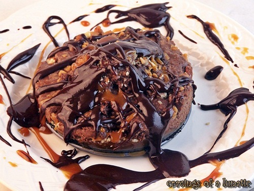 Turtle Ice Cream Pie by Cravings of a Lunatic