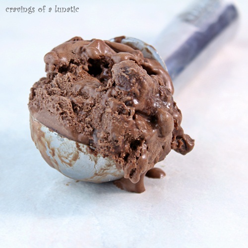 Chocolate Fudge Brownie Ice Cream by Cravings of a Lunatic