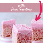 Strawberry Krispies with Pink Frosting
