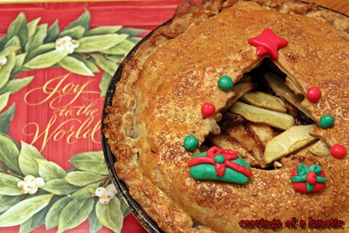 Christmas Apple Pie | Cravings of a Lunatic | #apple #pie #dessert #christmas