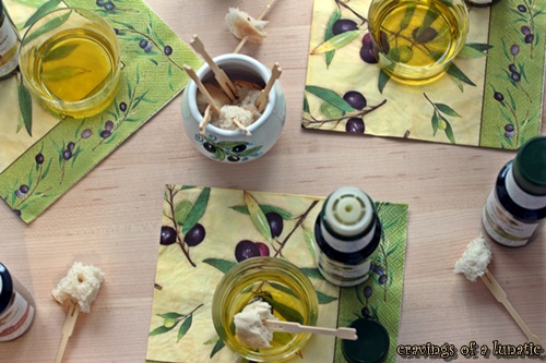 Olive Oil Tasting Party