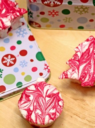 Peppermint Marshmallows are easy to make for the holidays. This marshmallow recipe tastes like peppermint candy canes.