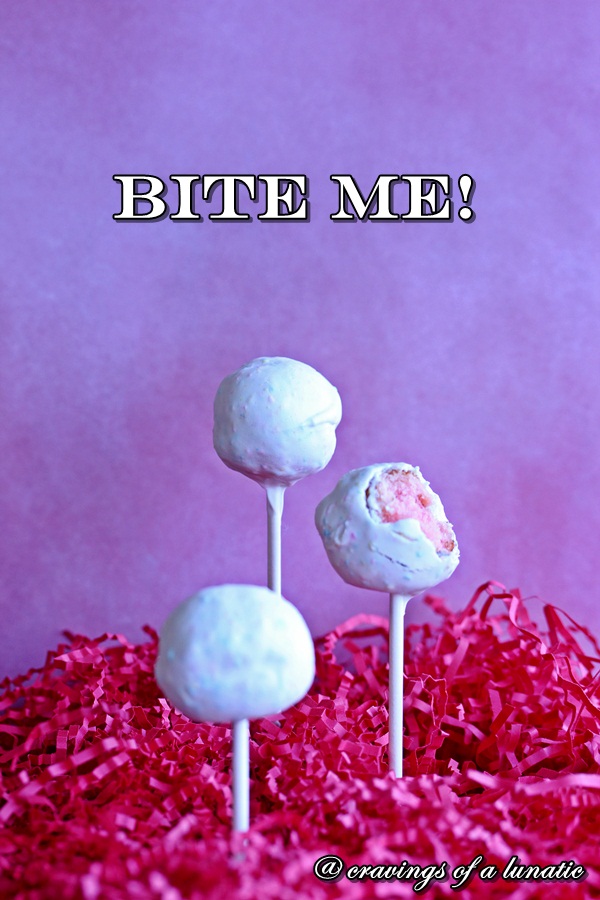 Cherry Cake Pops by Cravings of a Lunatic 