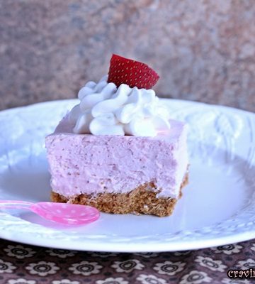 No Bake Strawberry Cheesecake by Cravings of a Lunatic Photo 1