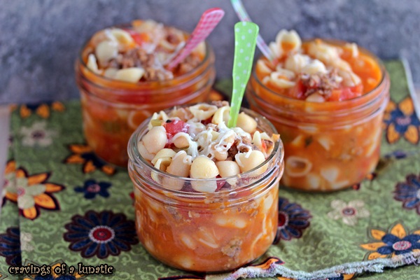 Pasta e Fagioli from cravingsofalunatic.com- Simple and quick soup recipe! Chock full of flavour, this is comfort food at its finest. (@CravingsLunatic)