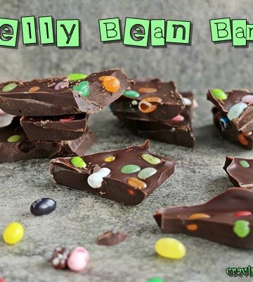 Easter Jelly Bean Bark by Cravings of a Lunatic