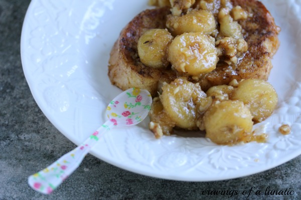 Bananas Foster French Toast by Cravings of a Lunatic