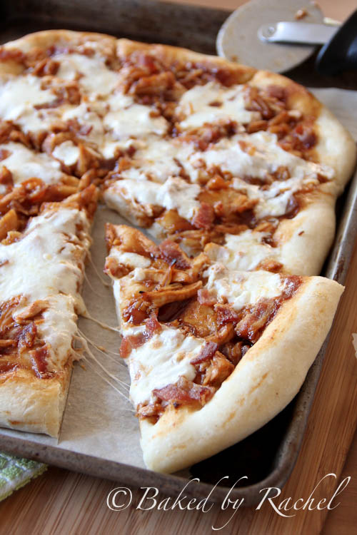 Bacon and Barbecue Chicken Pizza 