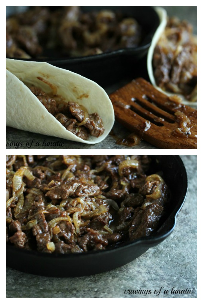 Spicy Steak Fajitas with Caramelized Shallots and Onions from cravingsofalunatic.com- Simple recipe to make Steak Fajitas with lots of caramelized shallots and onions.Spicy Steak Fajitas with Caramelized Shallots and Onions from cravingsofalunatic.com- Simple recipe to make Steak Fajitas with lots of caramelized shallots and onions.