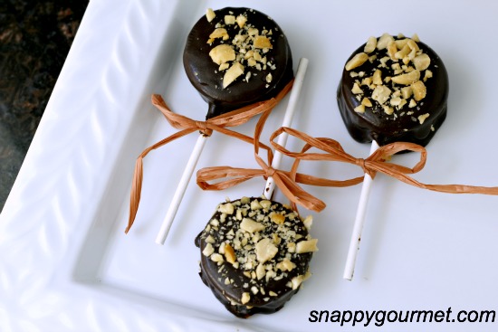 Dipped Oreo Ice Cream Pops by Snappy Gourmet