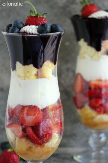 Red White and Blueberry Parfaits by Cravings of a Lunatic