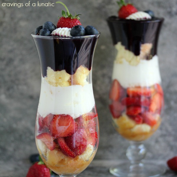 Red White and Blueberry Parfaits by Cravings of a Lunatic 