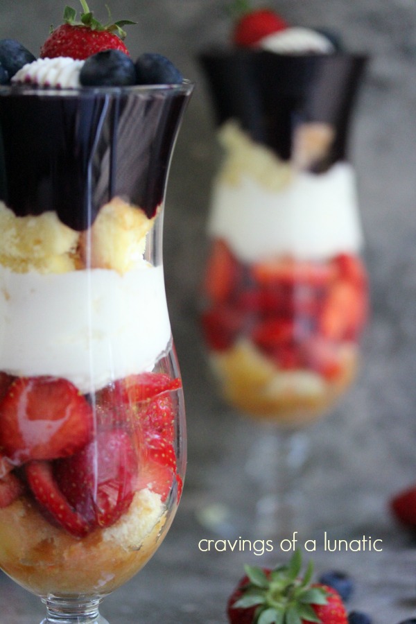 Red White and Blueberry Parfaits by Cravings of a Lunatic 