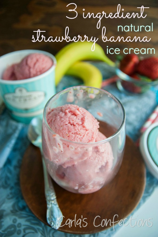 Strawberry Banana Ice Cream by Carla's Confections
