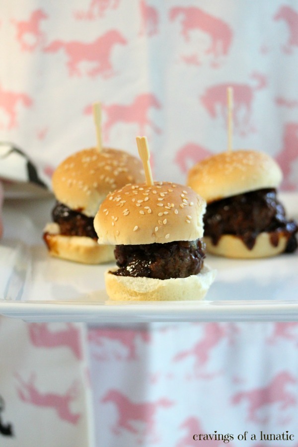 Whiskey Sliders from cravingsofalunatic.com- A simple and delicious recipe for whiskey sliders cooked in a skillet. This recipe will become a family favourite!
