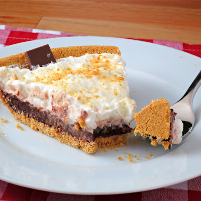 Easy Creamy S'mores Pie by Alida's Kitchen