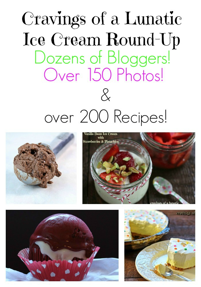 Ice Cream Recipe Round Up! Over 150 gorgeous ice cream photos to keep you busy and hungry! Tons of interesting links to click and recipes to get you in the kitchen whipping up some ice cream!