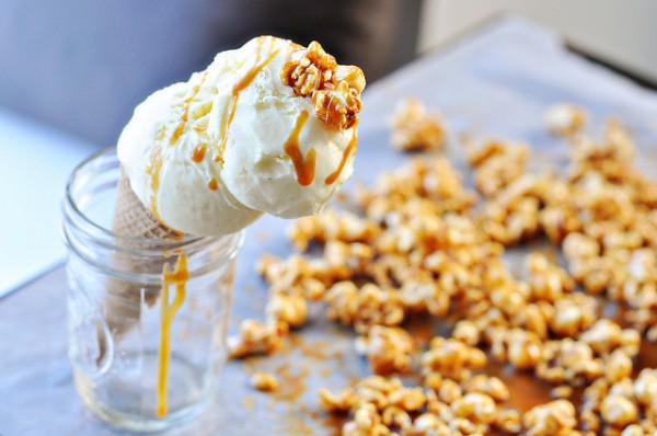 Popcorn Ice Cream by Cook Like A Champion