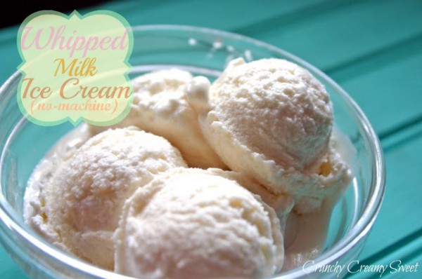 Whipped Milk Ice Cream by Crunchy Creamy Sweet