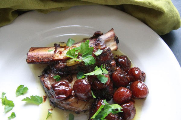 Cherry Balsamic Ribs by Jane's Adventures in Dinner