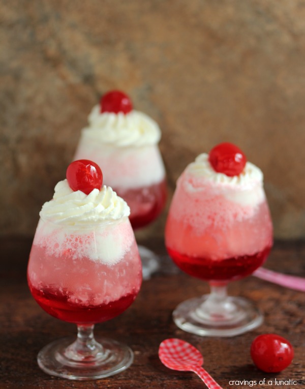Italian Cherry Cream Sodas | Cravings of a Lunatic | #drink #beverage #cherry