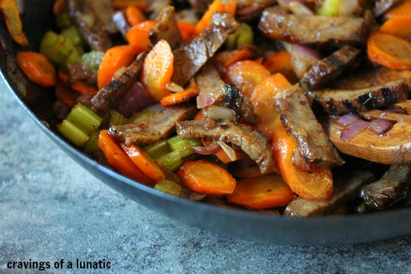 Beef Stir Fry | Cravings of a Lunatic | #beef #stirfry #leftovers #dinner #recipe #easyrecipe