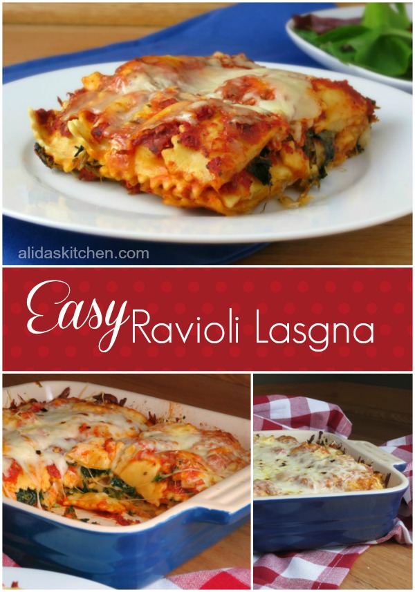 Easy Ravioli Lasagna by Alida's Kitchen